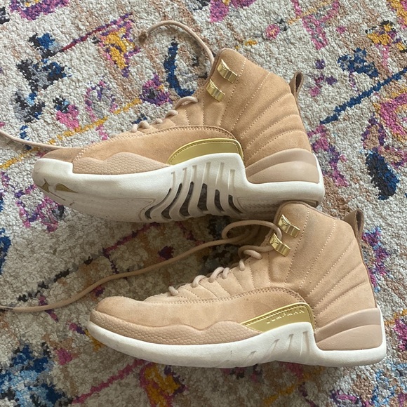 Nike Jumpman Air Jordan 12 Retro Tan Size 6 - Picture 4 of 10